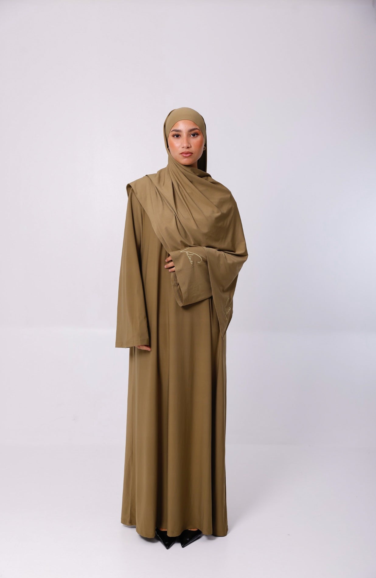 Olive Premium Jersey Hijab